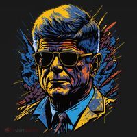 Retro John F Kennedy Pop Visor thumb 3