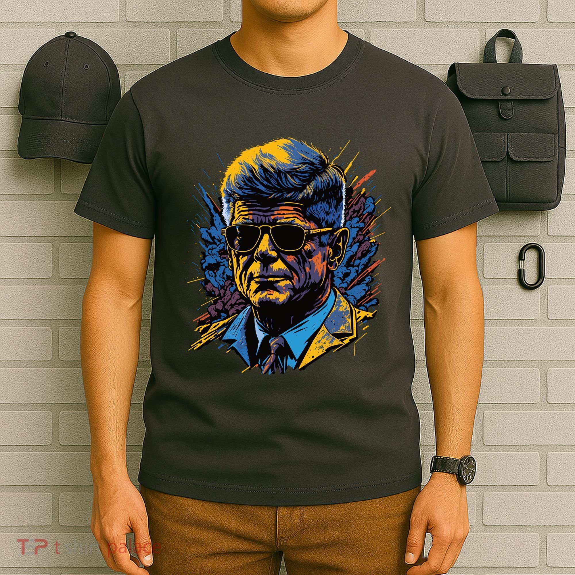 Retro John F Kennedy Pop T-Shirt