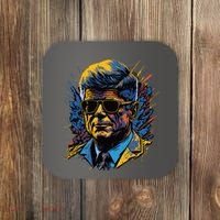 Retro John F Kennedy Pop Coaster thumb 0