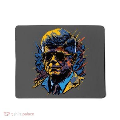 Retro John F Kennedy Pop Mousepad