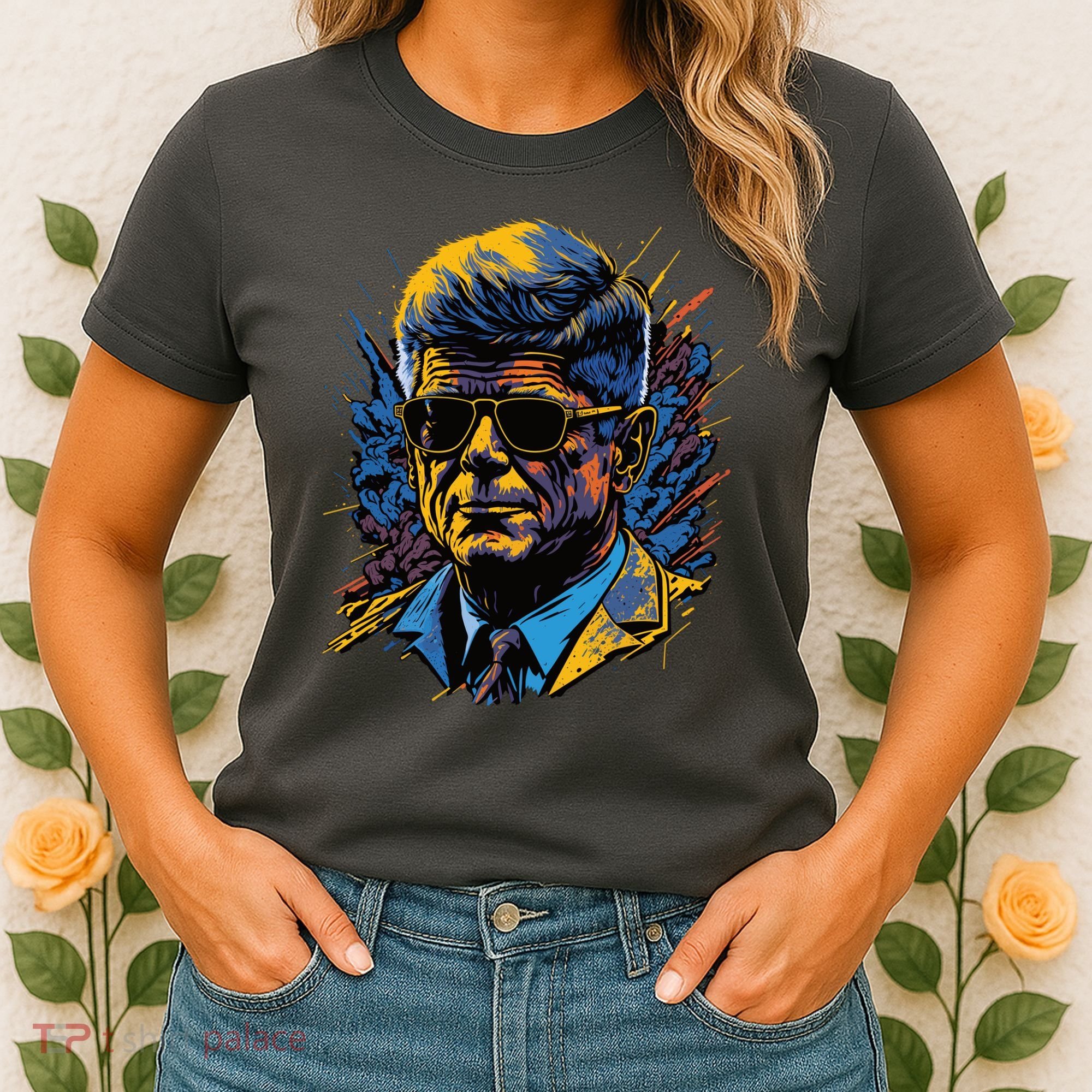 Retro John F Kennedy Pop Women's T-Shirt