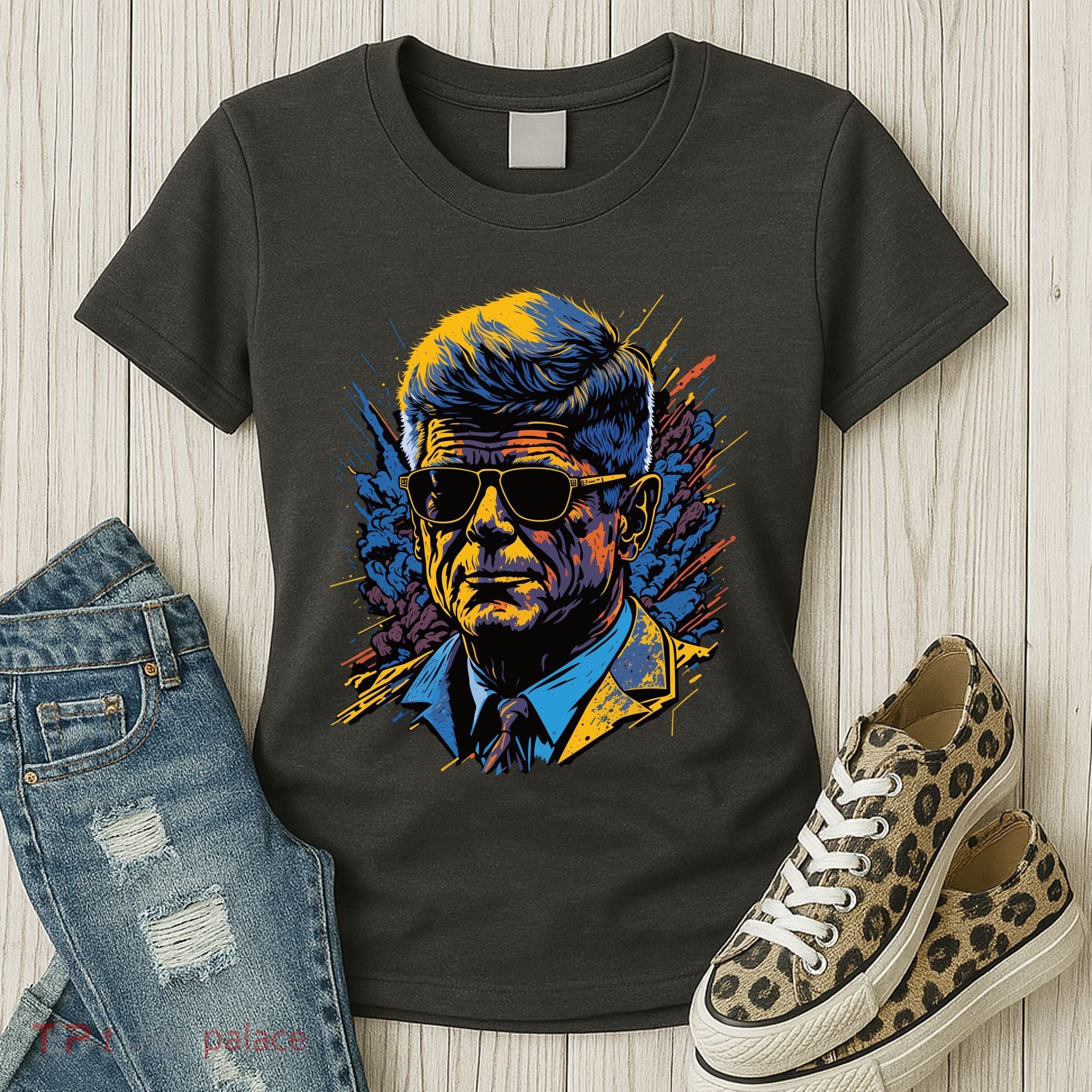 Retro John F Kennedy Pop Women's T-Shirt