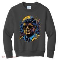 Retro John F Kennedy Pop Kids Sweatshirt thumb 0