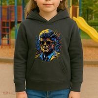 Retro John F Kennedy Pop Kids Hoodie thumb 3