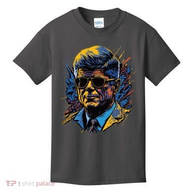 Retro John F Kennedy Pop Kids T-Shirt