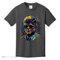 Retro John F Kennedy Pop Kids T-Shirt thumb 0
