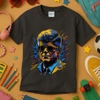 Retro John F Kennedy Pop Kids T-Shirt thumb 3