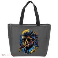 Retro John F Kennedy Pop Tote Bag thumb 0