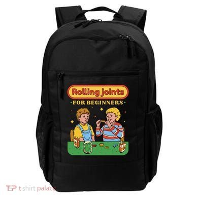 Rolling Joints For Beginners Funny Retro Backpack