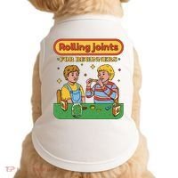 Rolling Joints For Beginners Funny Retro Doggie Tank thumb 0