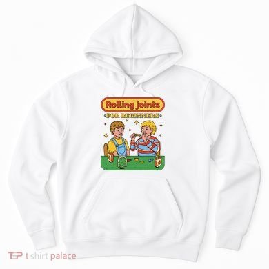 Rolling Joints For Beginners Funny Retro Hoodie
