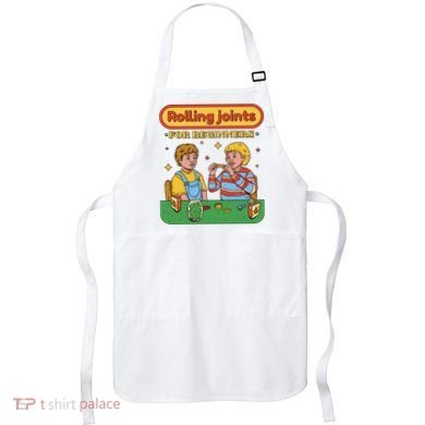 Rolling Joints For Beginners Funny Retro Apron