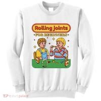 Rolling Joints For Beginners Funny Retro Sweatshirt thumb 0