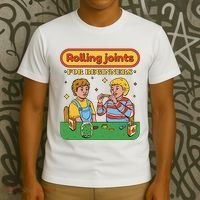 Rolling Joints For Beginners Funny Retro T-Shirt thumb 3