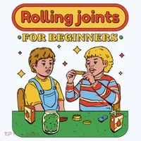 Rolling Joints For Beginners Funny Retro Bucket Hat thumb 4