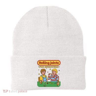 Rolling Joints For Beginners Funny Retro Beanie