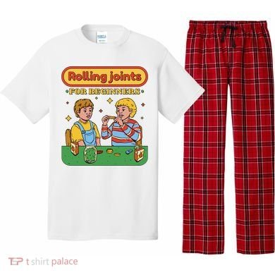 Rolling Joints For Beginners Funny Retro Pajama Set