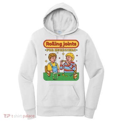 Rolling Joints For Beginners Funny Retro Women's Hoodie