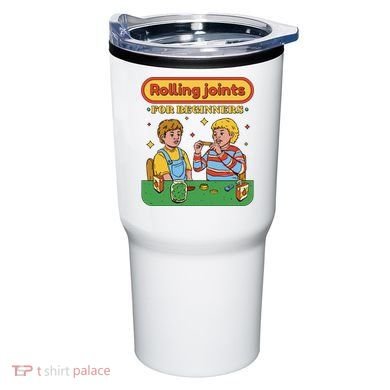 Rolling Joints For Beginners Funny Retro Tumbler