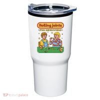 Rolling Joints For Beginners Funny Retro Tumbler thumb 0