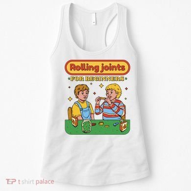 Rolling Joints For Beginners Funny Retro Women's Tank Top