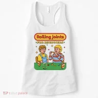Rolling Joints For Beginners Funny Retro Women's Tank Top thumb 0