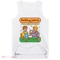 Rolling Joints For Beginners Funny Retro Tank Top thumb 0