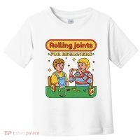 Rolling Joints For Beginners Funny Retro Toddler T-Shirt thumb 0