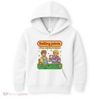 Rolling Joints For Beginners Funny Retro Kids Hoodie thumb 0