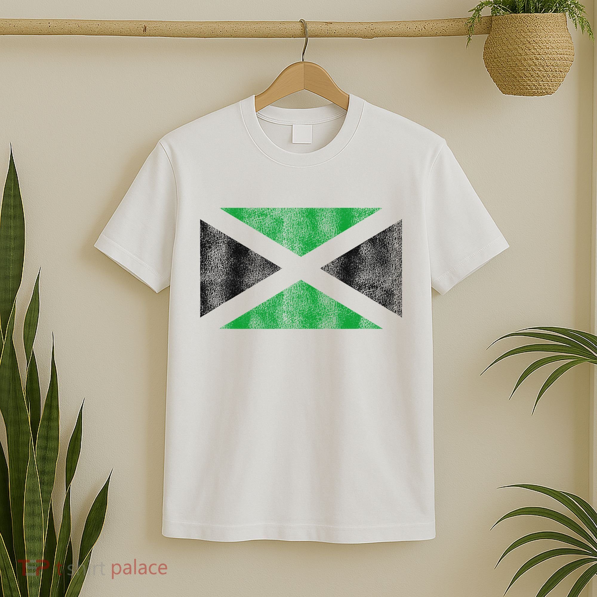 Retro Jamaican Flag Of Jamaica Souvenir Gift Women T-Shirt