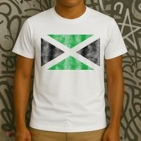 Retro Jamaican Flag Of Jamaica Souvenir Gift Women T-Shirt thumb 3