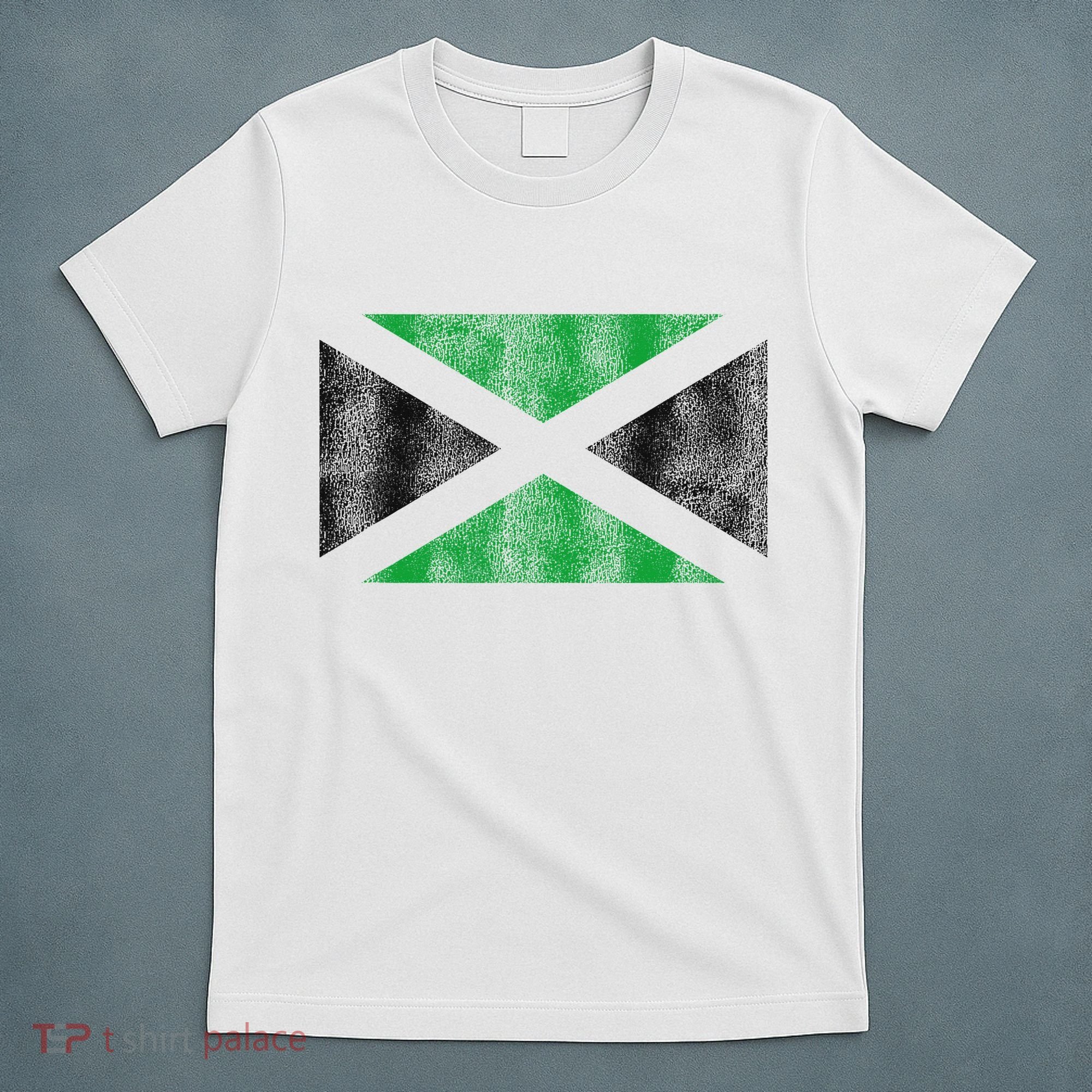Retro Jamaican Flag Of Jamaica Souvenir Gift Women T-Shirt