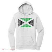 Retro Jamaican Flag Of Jamaica Souvenir Gift Women Women's Hoodie thumb 0