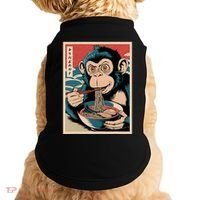 Ramen Japanese Funny Kawaii Monkey Graphic Gifts Anime Doggie Tank thumb 0