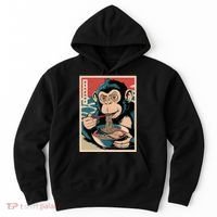 Ramen Japanese Funny Kawaii Monkey Graphic Gifts Anime Hoodie thumb 0