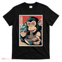 Ramen Japanese Funny Kawaii Monkey Graphic Gifts Anime T-Shirt thumb 0