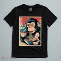 Ramen Japanese Funny Kawaii Monkey Graphic Gifts Anime T-Shirt thumb 5
