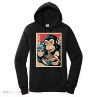 Ramen Japanese Funny Kawaii Monkey Graphic Gifts Anime Women's Hoodie thumb 0