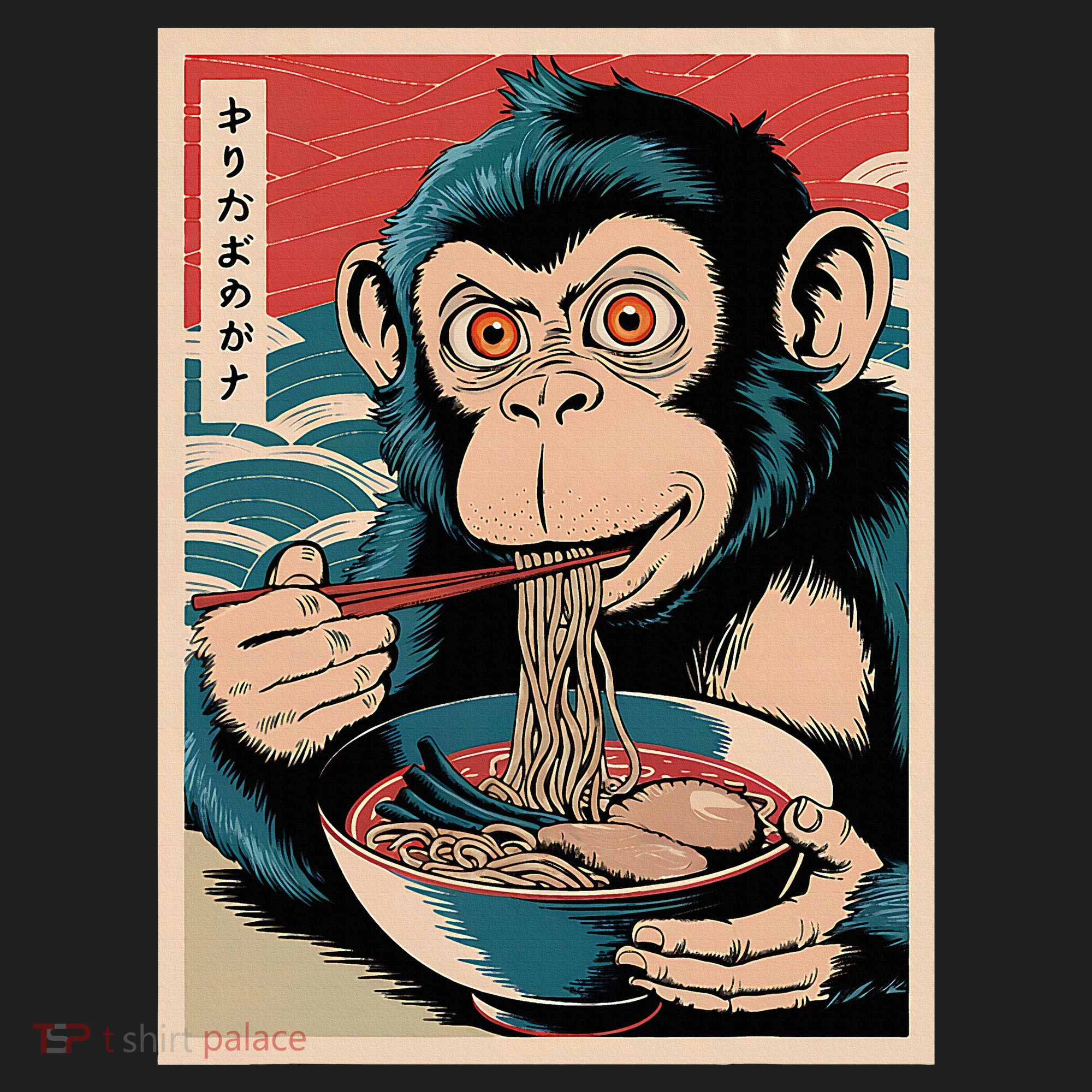 Ramen Japanese Funny Kawaii Monkey Graphic Gifts Anime Hat