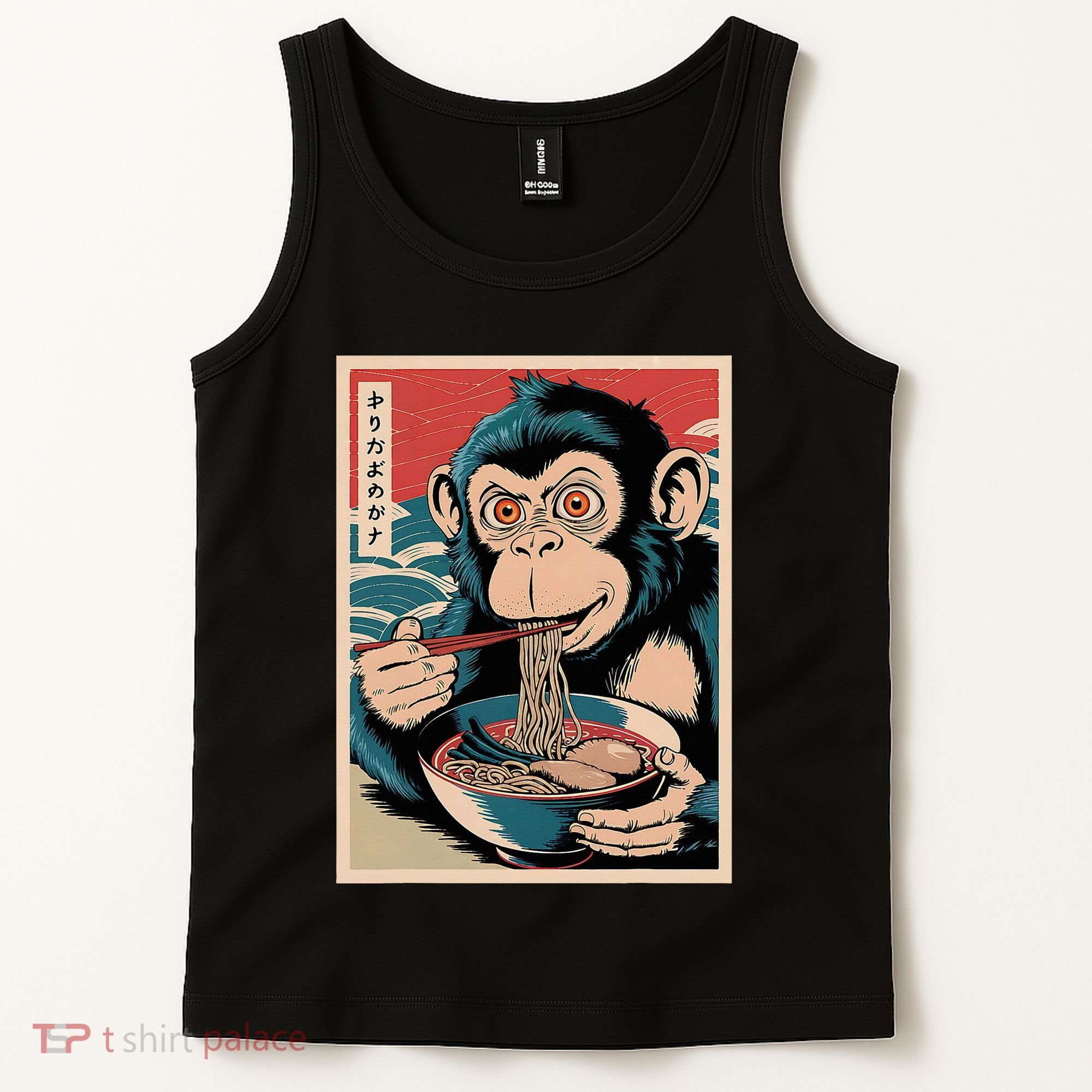 Ramen Japanese Funny Kawaii Monkey Graphic Gifts Anime Tank Top
