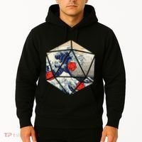 RPG Japanese Great Wave Gamer Men Hoodie thumb 2