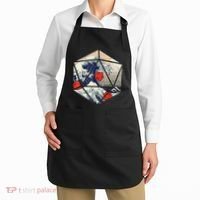 RPG Japanese Great Wave Gamer Men Apron thumb 2