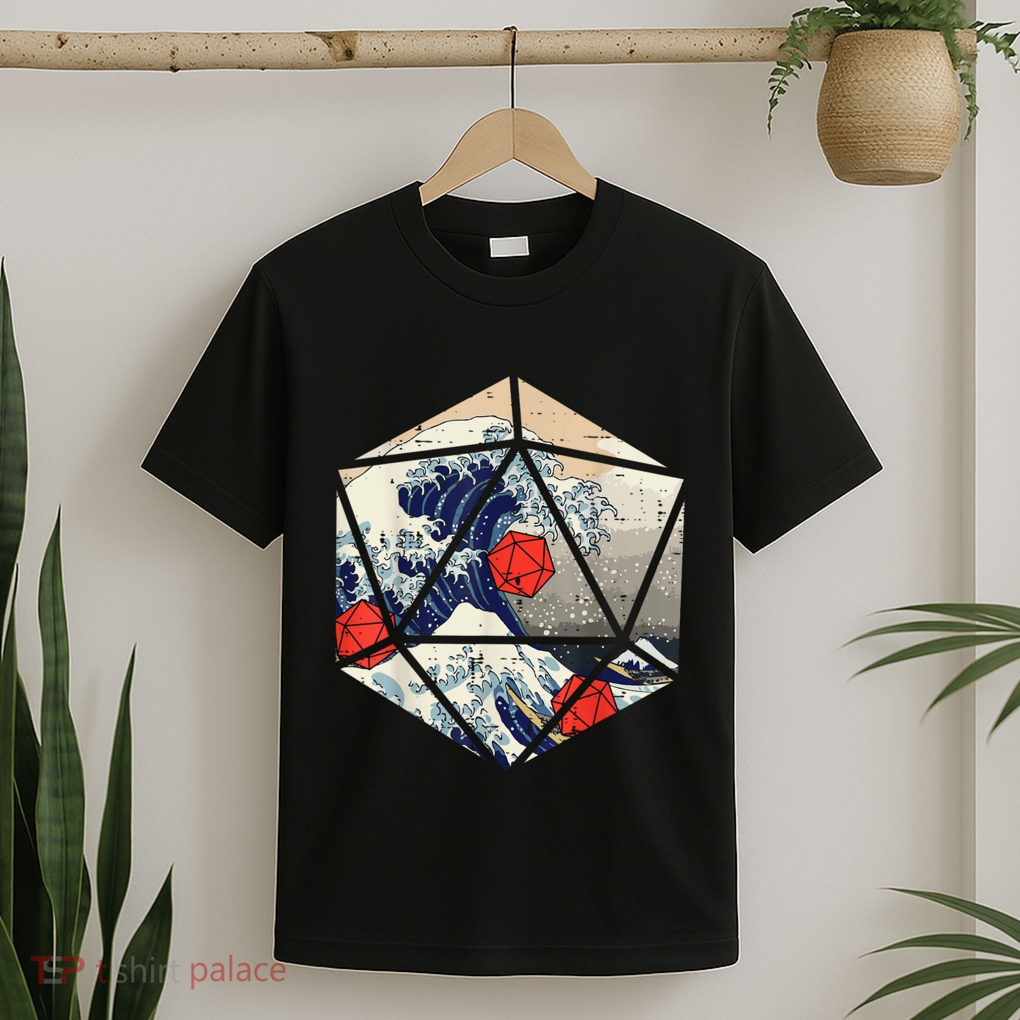 RPG Japanese Great Wave Gamer Men T-Shirt