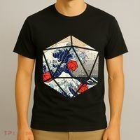 RPG Japanese Great Wave Gamer Men T-Shirt thumb 3