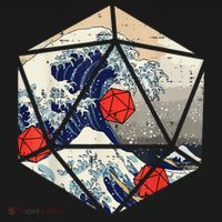 RPG Japanese Great Wave Gamer Men Women's Hoodie thumb 2