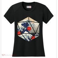RPG Japanese Great Wave Gamer Men Women's Cooling Performance Crew T-Shirt thumb 0