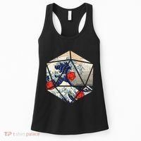 RPG Japanese Great Wave Gamer Men Women's Tank Top thumb 0