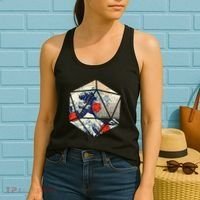 RPG Japanese Great Wave Gamer Men Women's Tank Top thumb 2
