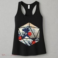 RPG Japanese Great Wave Gamer Men Women's Tank Top thumb 3
