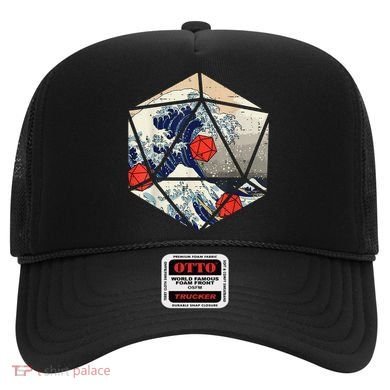 RPG Japanese Great Wave Gamer Men Hat